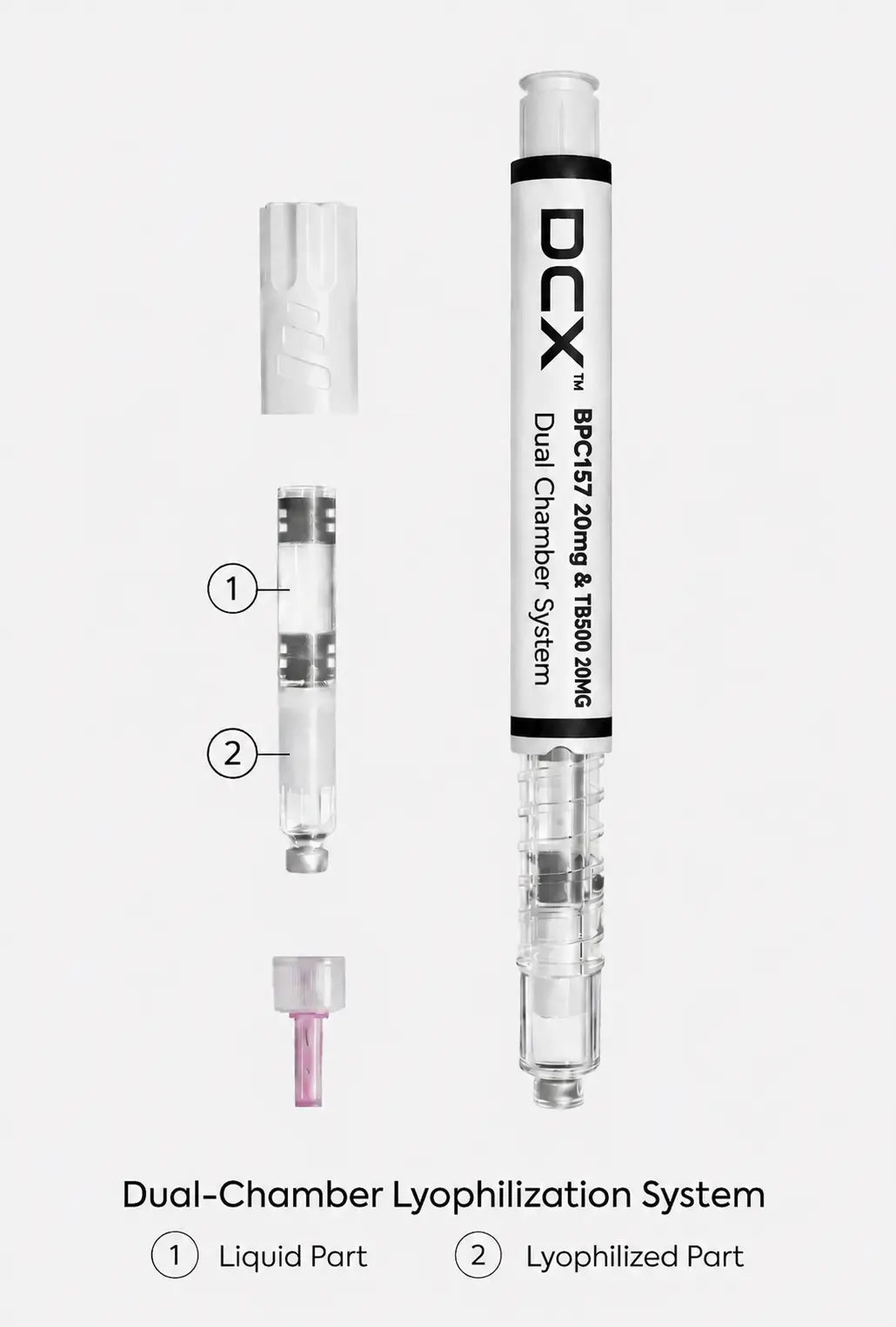 X BPC-157 / TB-500 40mg Research Peptides NI