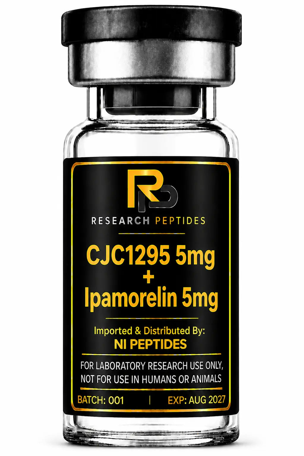 CJC-1295 (No DAC) 5mg + Ipamorelin 5mg NI PEPTIDES LTD