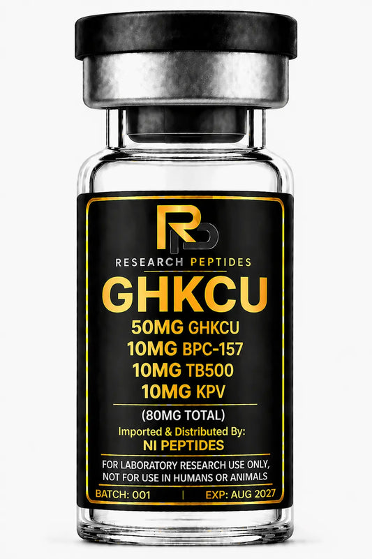 GHKCU 50MG BPC157 10MG TB500 10MG KPV 10MG (80mg) NI PEPTIDES