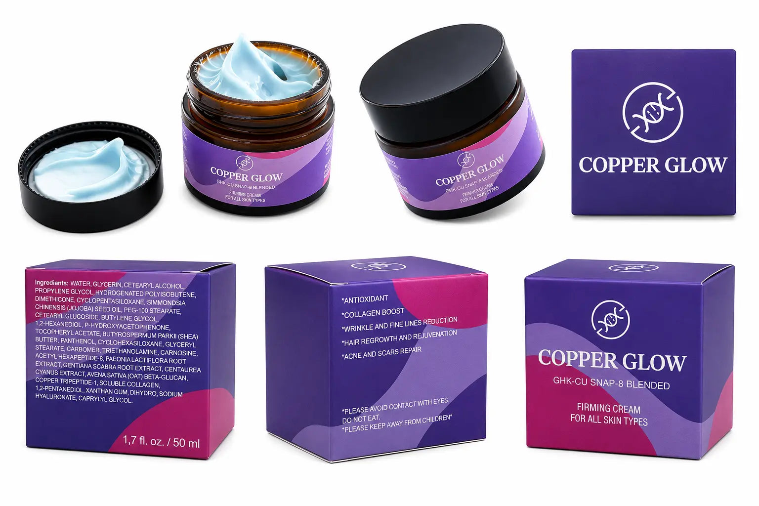Copper glow Research Peptides NI
