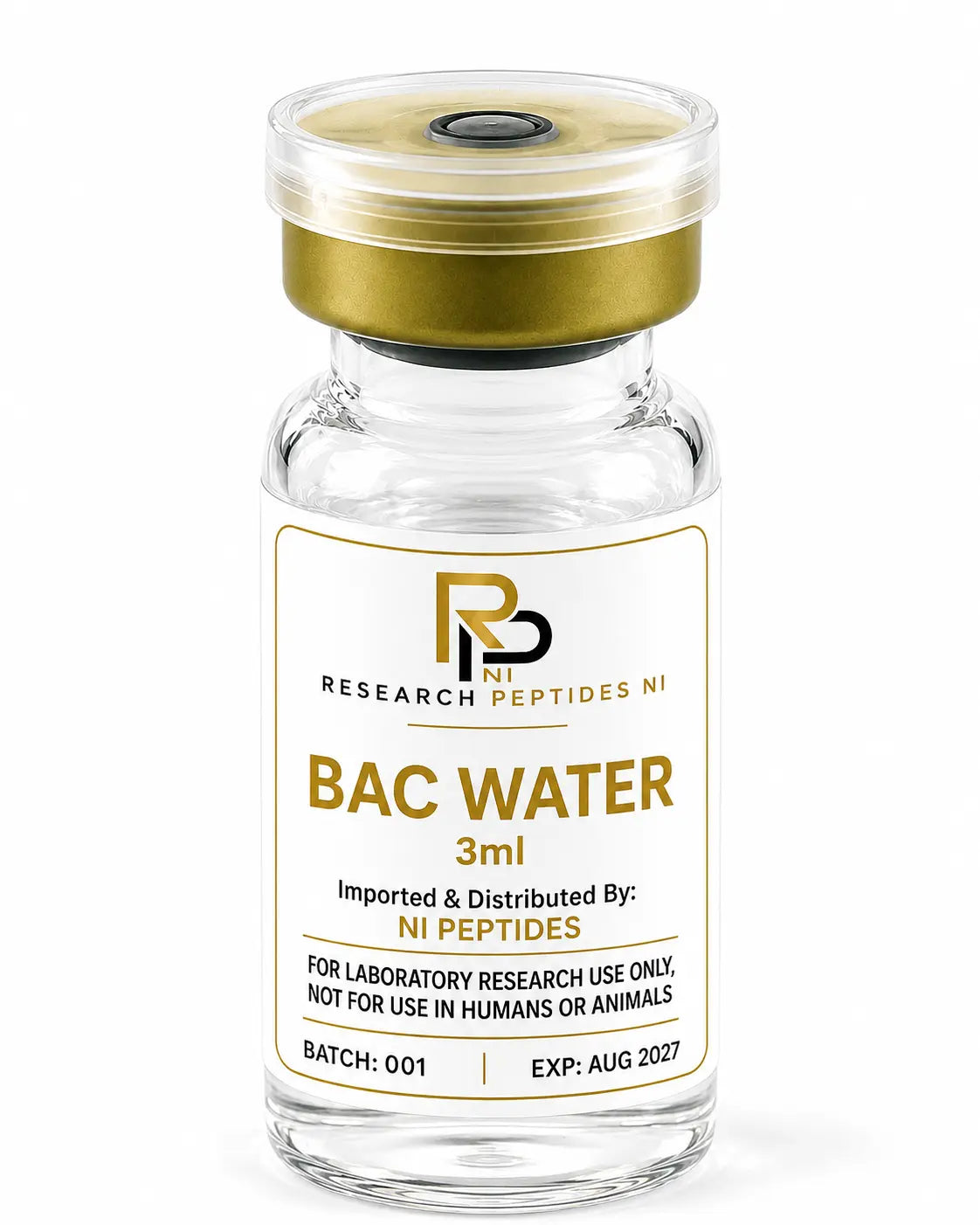 Bacteriostatic Mixing Water 3ML NI PEPTIDES
